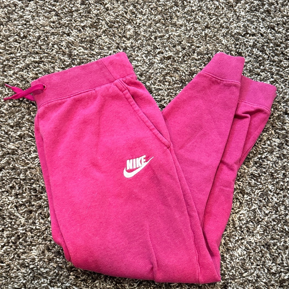 Nike Kids Fuchsia Joggers